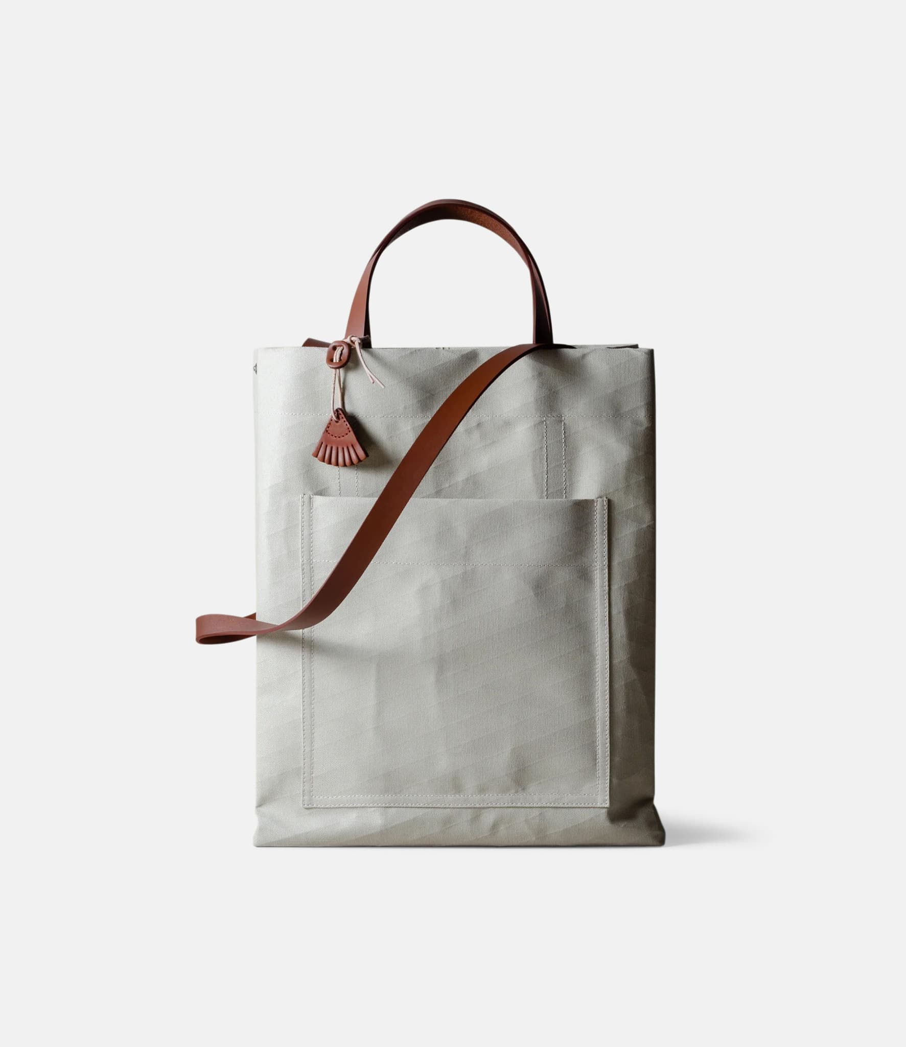 Hard Graft Keeper Tote Bag Natural — сумка из хлопкового ламината