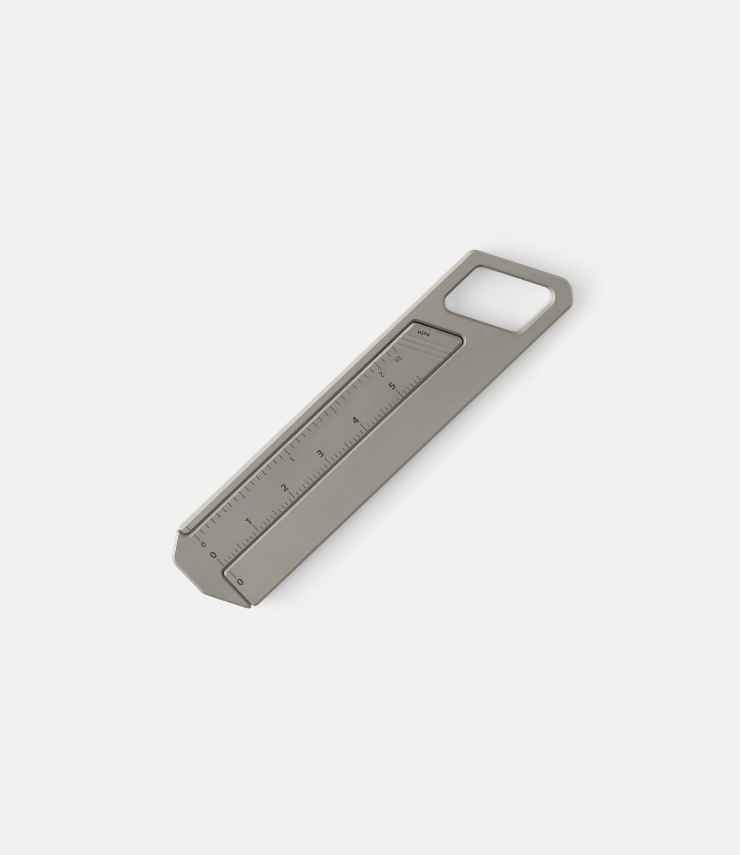 MecArmy RU01 Titanium — штангенциркуль-линейка из титана