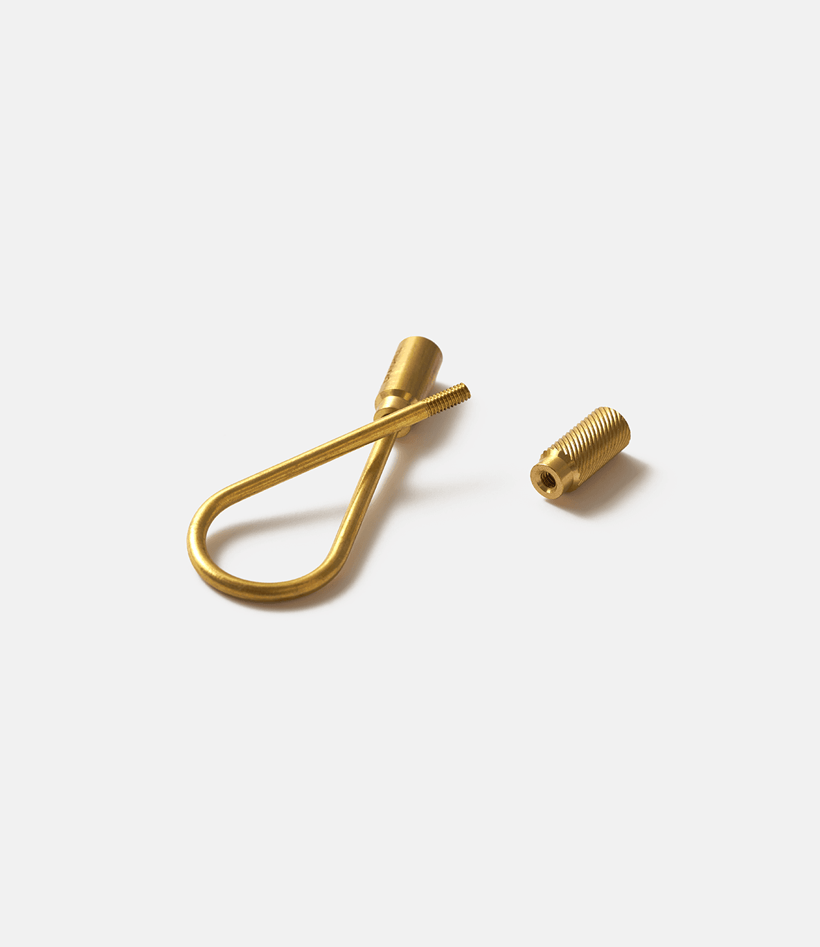 Craighill Closed Helix Keyring Brass — ключница из латуни
