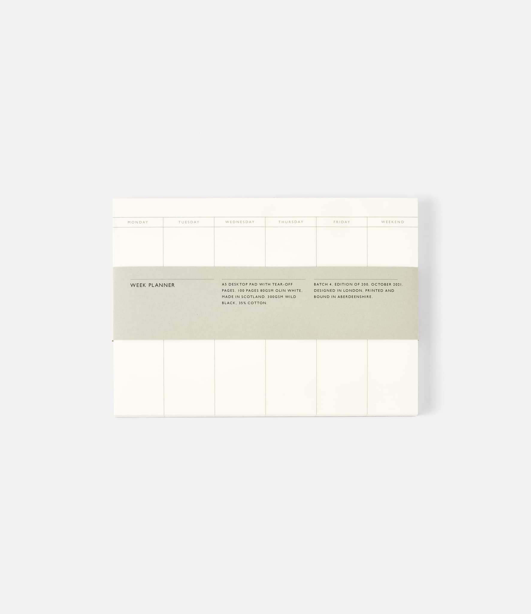 Mark+Fold Week Planner — отрывной еженедельник