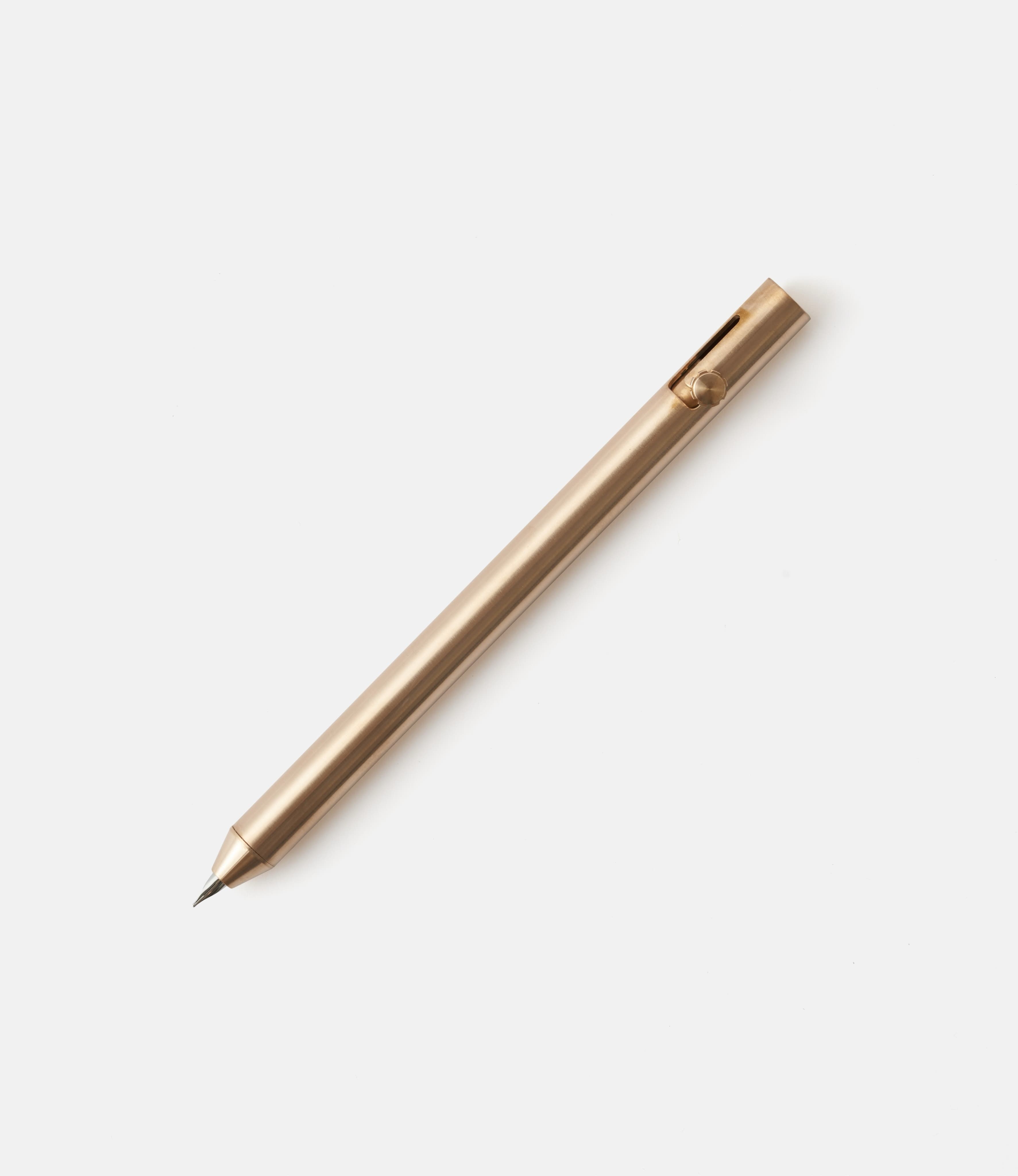 Ensso BOLT Fountain Pen Bronze Set — перьевая ручка с выдвижным стержнем