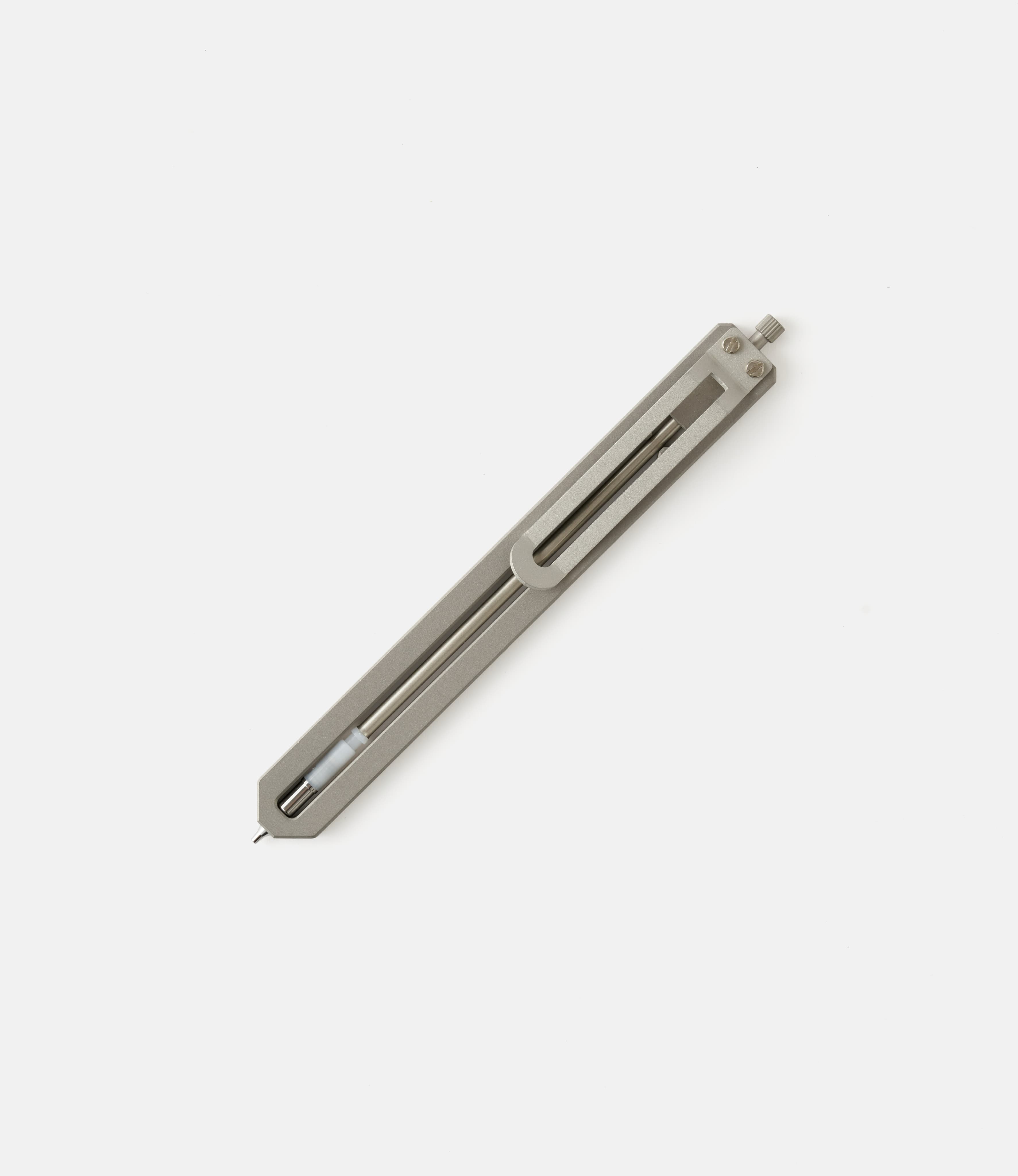 CW&T Pencil Type-C - Ruler — механический карандаш-закладка из титана