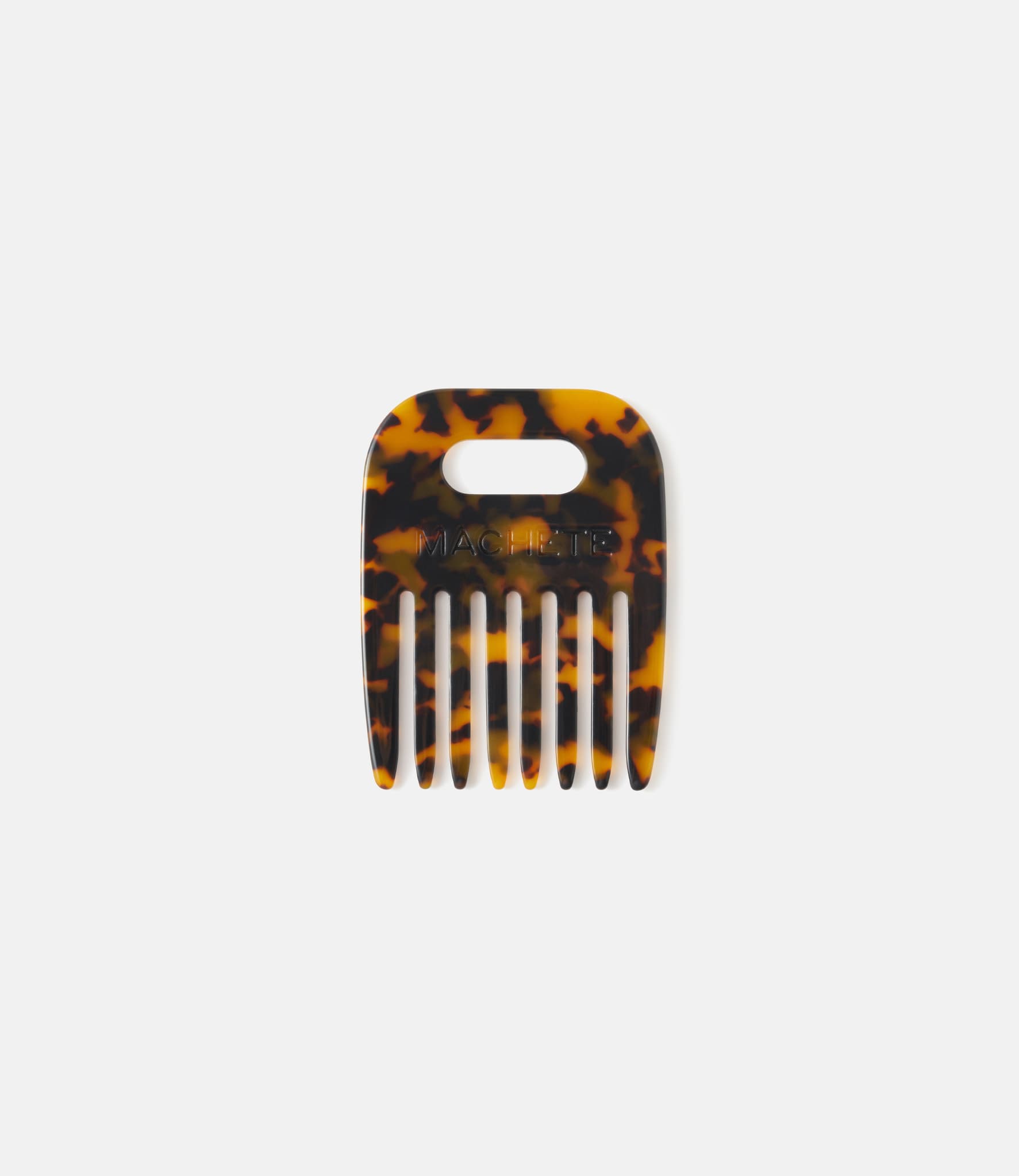 Machete No.4 Comb in Classic Tortoise — расчёска из ацетата