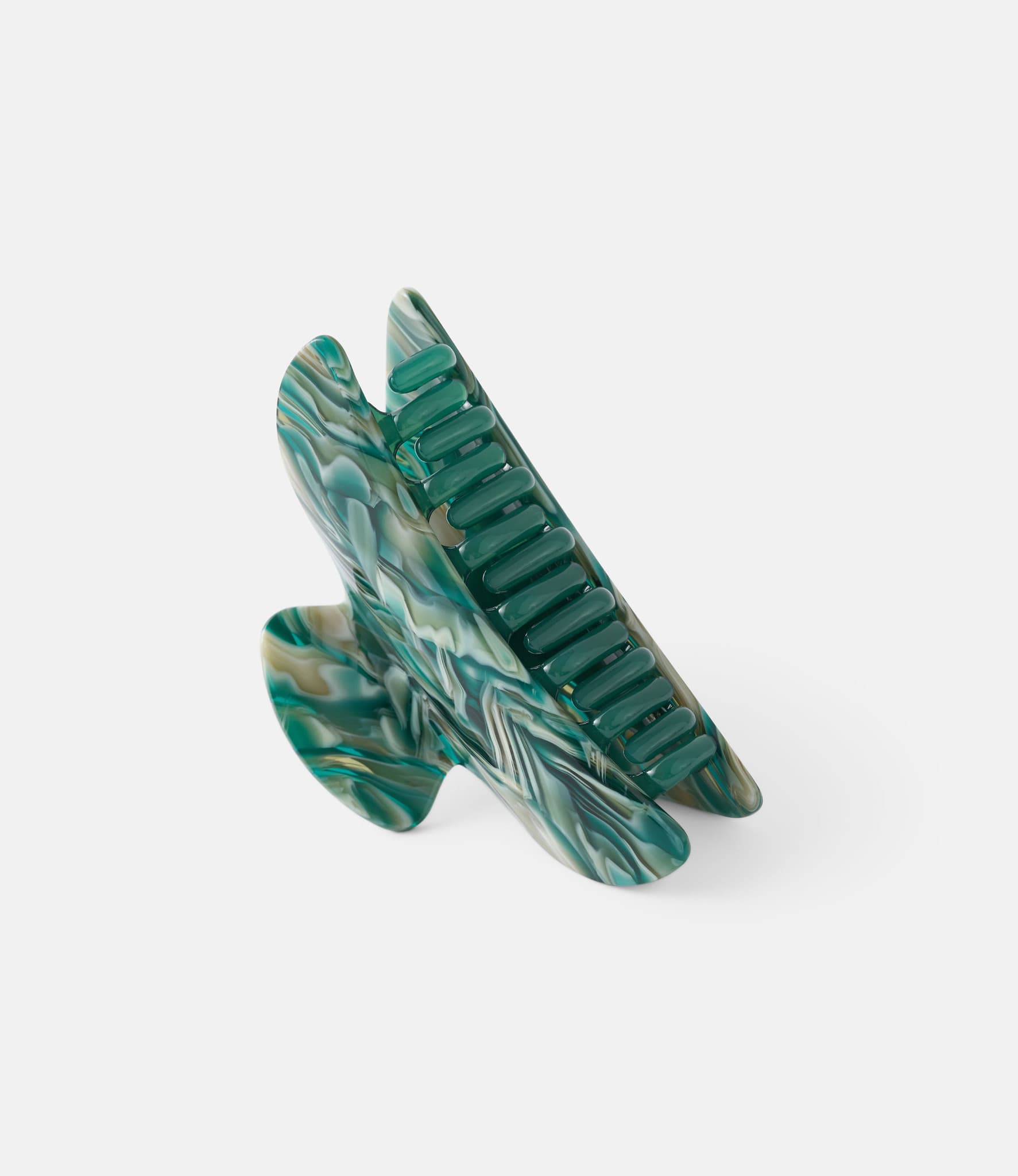 Machete Midi Heirloom Claw in Stromanthe — заколка из ацетата