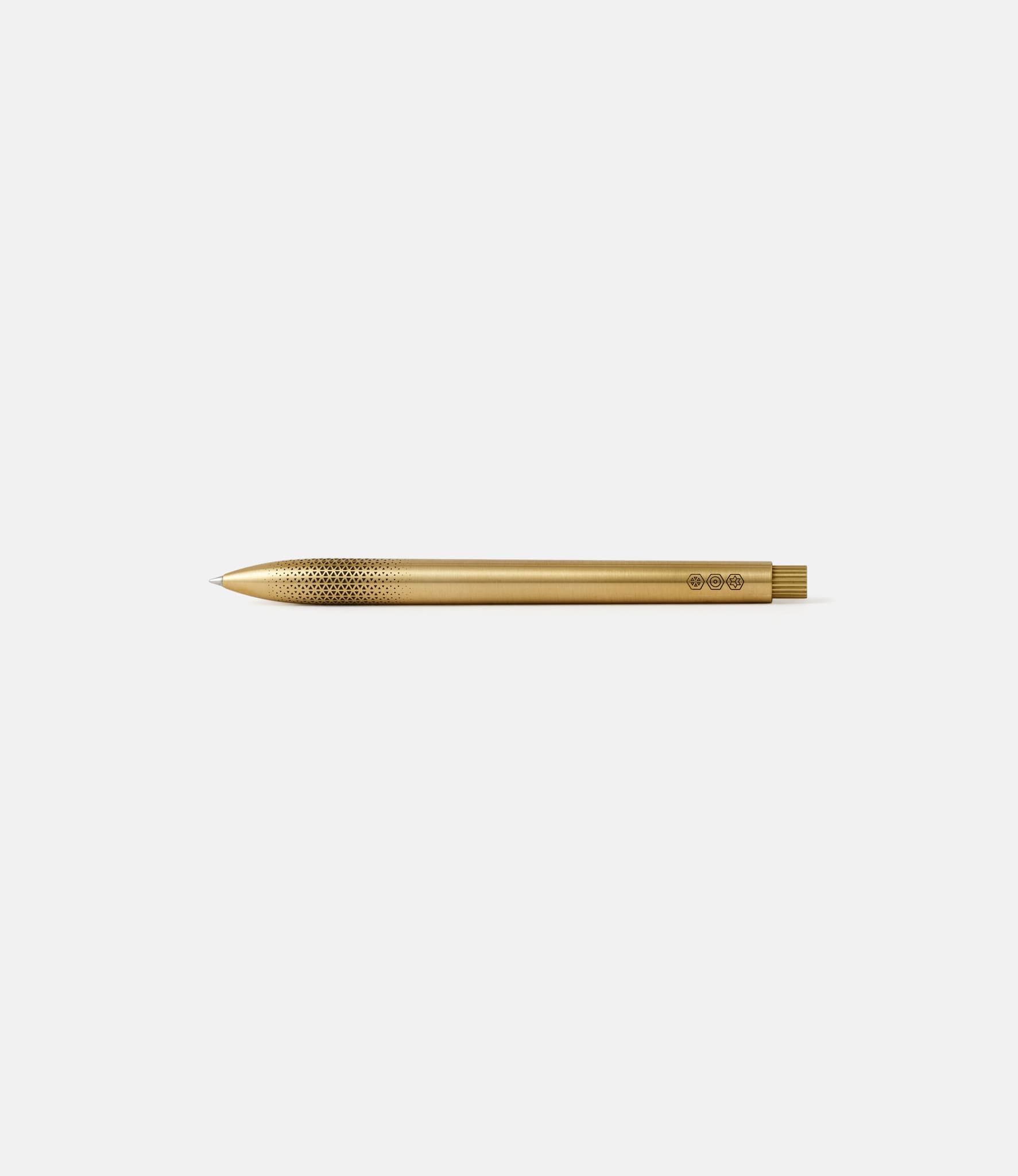 Ajoto Mosaic Grip — ручка-роллер из латуни