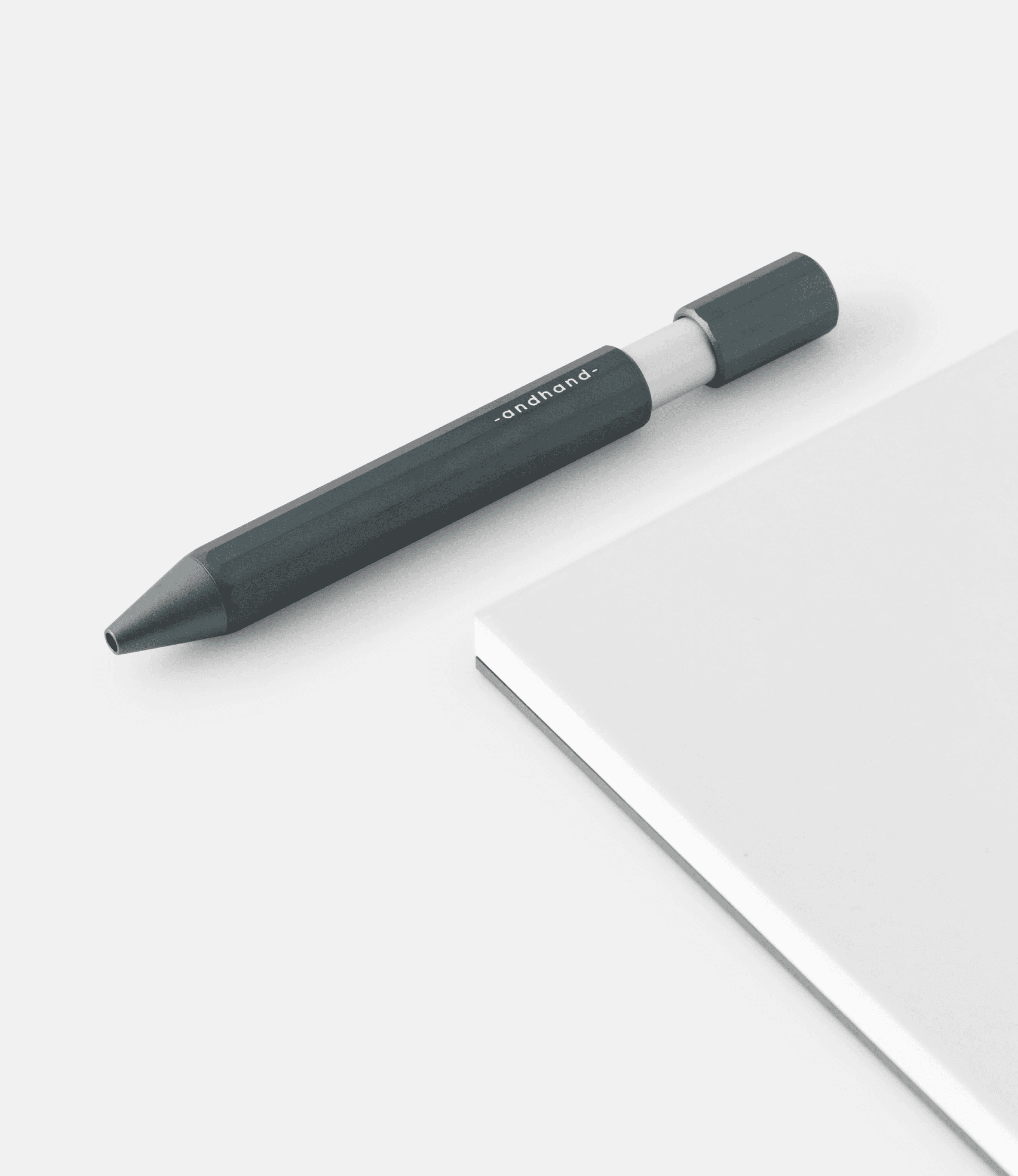 Andhand Aspect Retractable Pen Slate Grey — ручка-роллер из алюминия