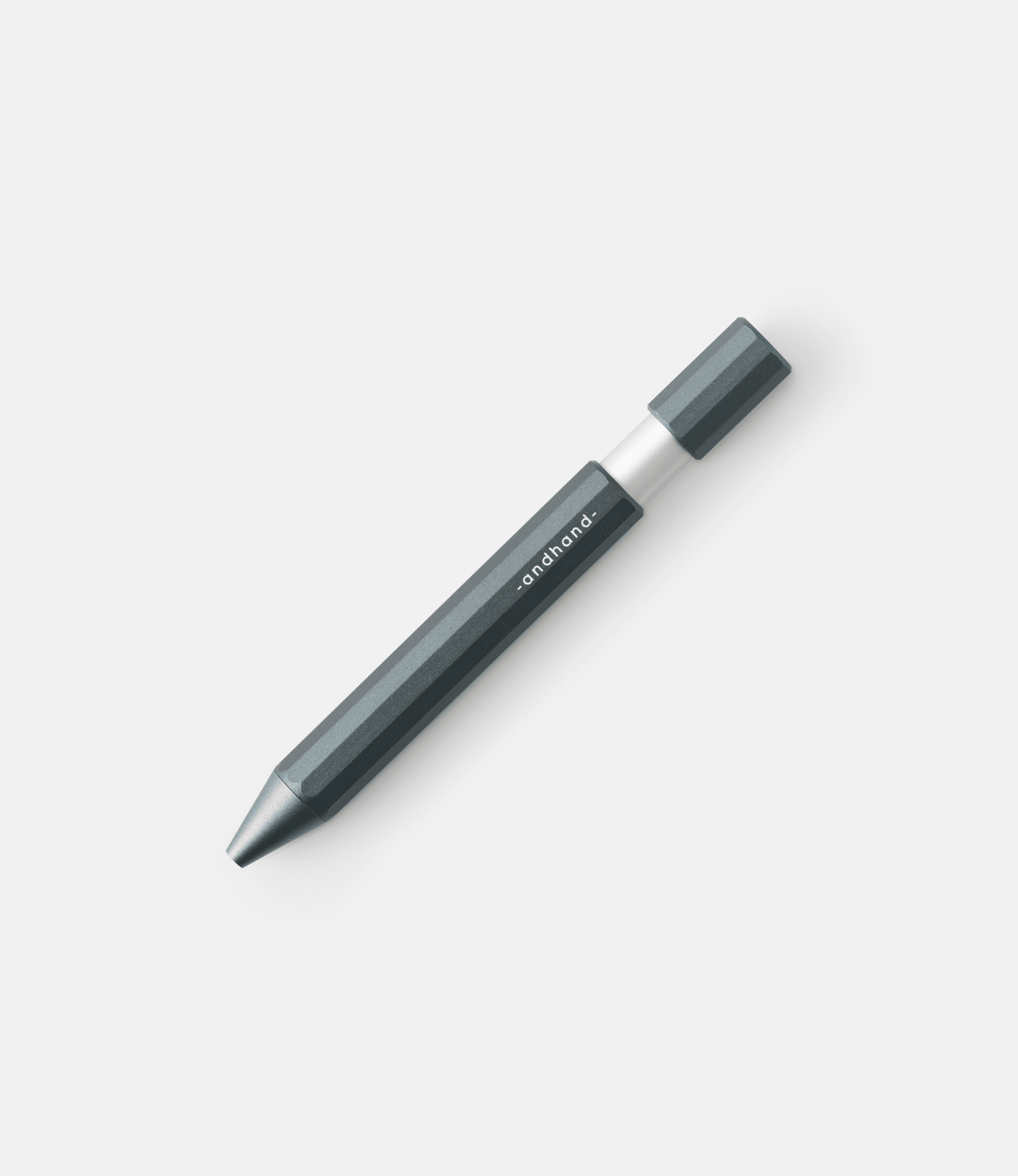 Andhand Aspect Retractable Pen Slate Grey — ручка-роллер из алюминия