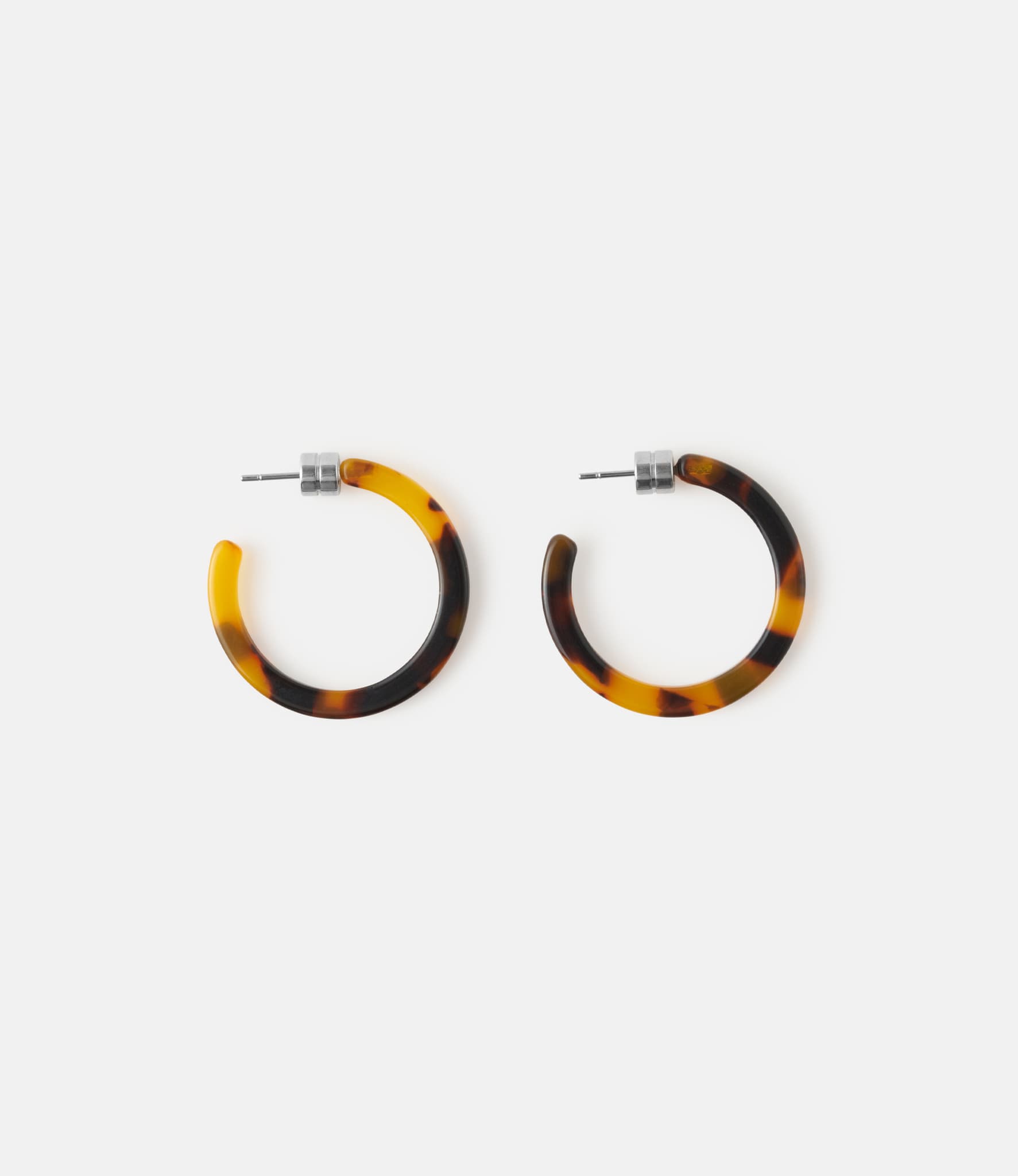 Machete Mini Hoops in Classic Tortoise — серьги из ацетата