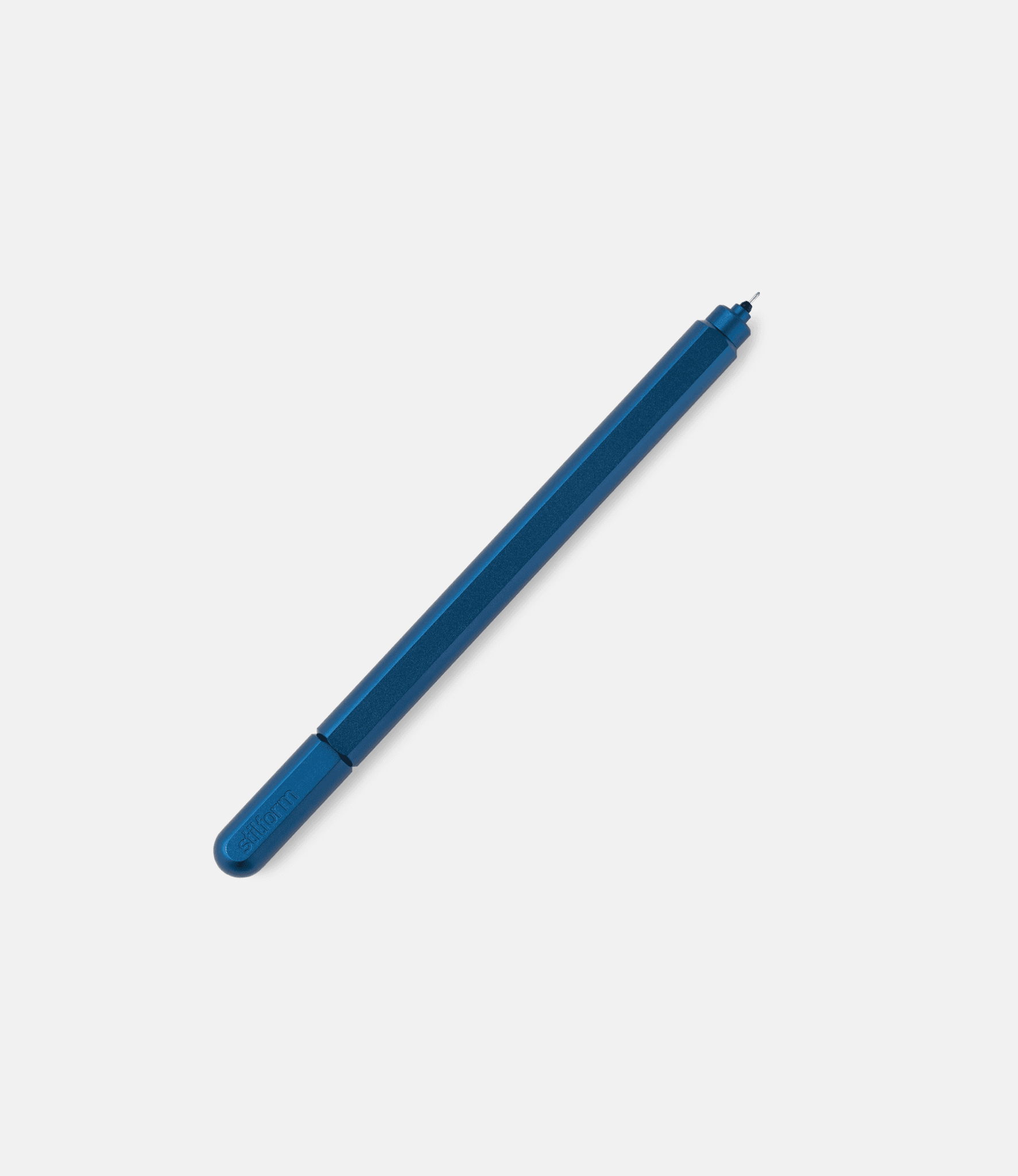 Stilform Arc Gel Pen Aluminium Blue — гелевая ручка из алюминия