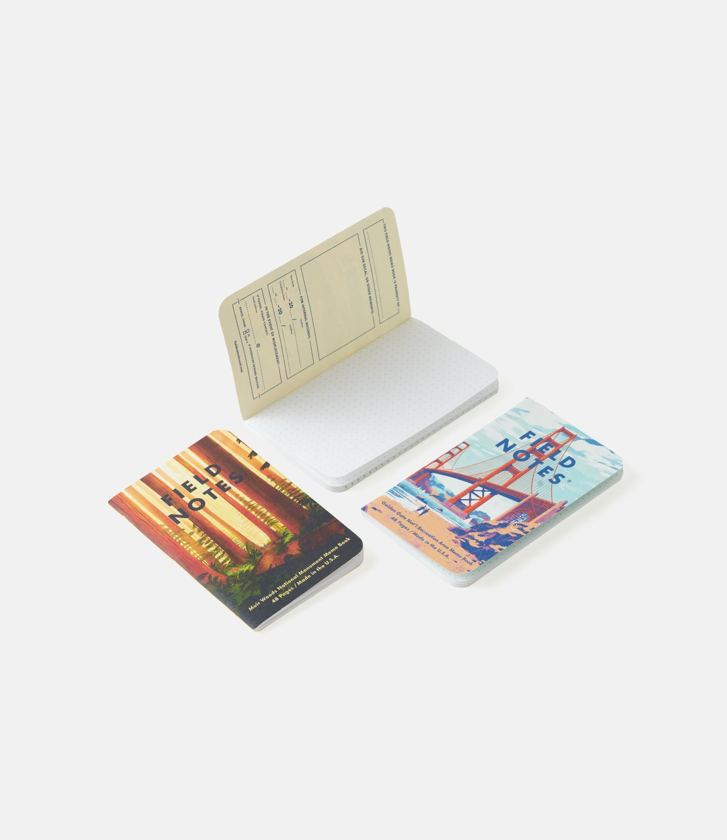Field Notes Explore America, Northern California — набор блокнотов