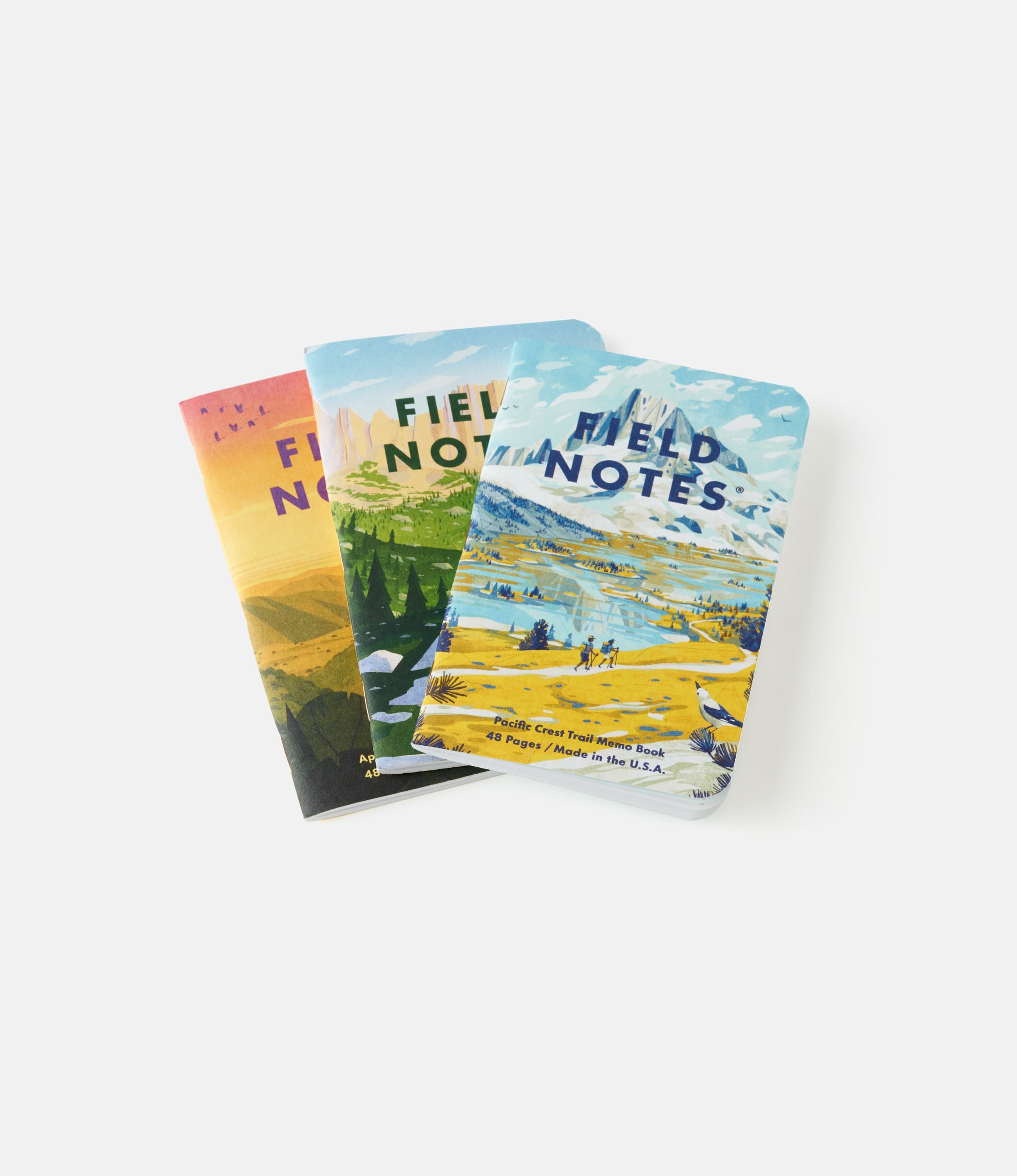 Field Notes Explore America, Triple Crown of Hiking — набор блокнотов