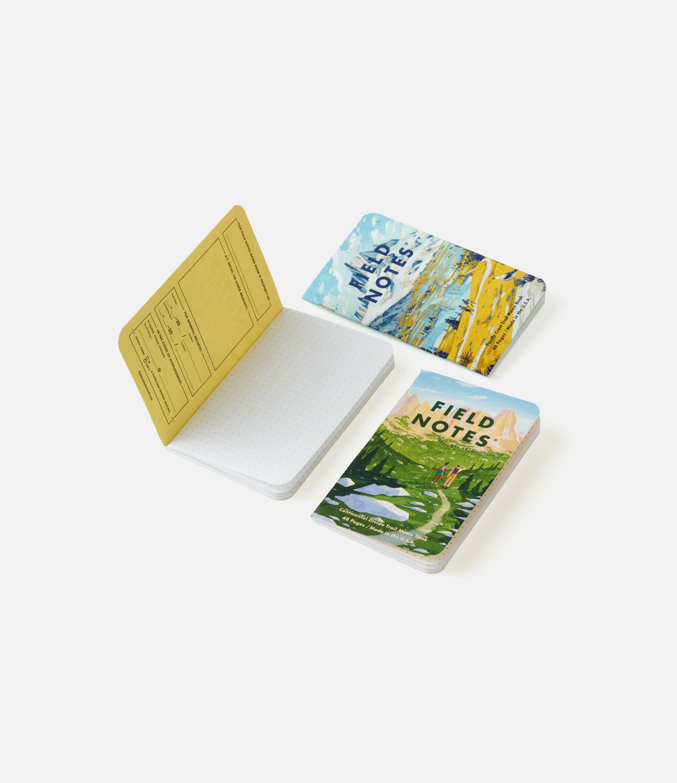 Field Notes Explore America, Triple Crown of Hiking — набор блокнотов